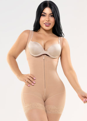 Faja Short con Espalda Alta y Tiras Anchas | Salome 520-2 LIQUIDACIÓN
