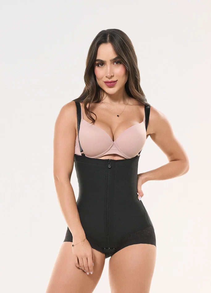 Body Faja Cachetero Salome 412 | Strapless | Siliconado Antideslizante
