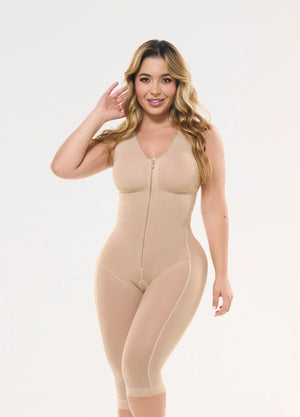 Faja Post-Lipo Salome 523 C: Compresión Media y Brasier Integrado