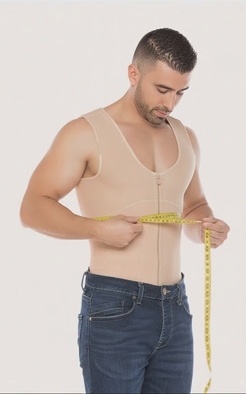 como tomar medidas de faja masculina